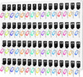Acrylic Key Board with 60 No. Hooks Wall Mount Key Rack Holder Hanger Storage Collection for School, Garage, Car Dealer, Office, Hotel, Real Estate(Transparent)