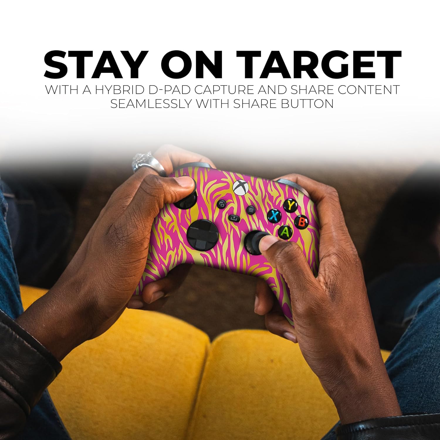 DreamController Nobility Tiggger Custom X-box Controller Wireless compatible with X-box One/Series X/S Proudly Customized in USA I Permanent HYDRODIP Print(NOT JUST A SKIN)(MODDED)