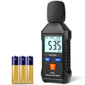 Decibel Meter, Portable Sound Level Meter with Backlit LCD (35-130dB(A) Range), Digital SPL Meter with MAX/MIN Data Hold, Noise Tester for Neighbors, Office, Workshop, and Classroom