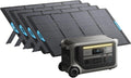 Anker SOLIX F3000 Portable Power Station with 4× 400W Solar Panels, 3,072Wh, 6,000W Recharging, Expandable to 24kWh, Solar Generators for Home Use, For Power Outages, RVs, Emergencies