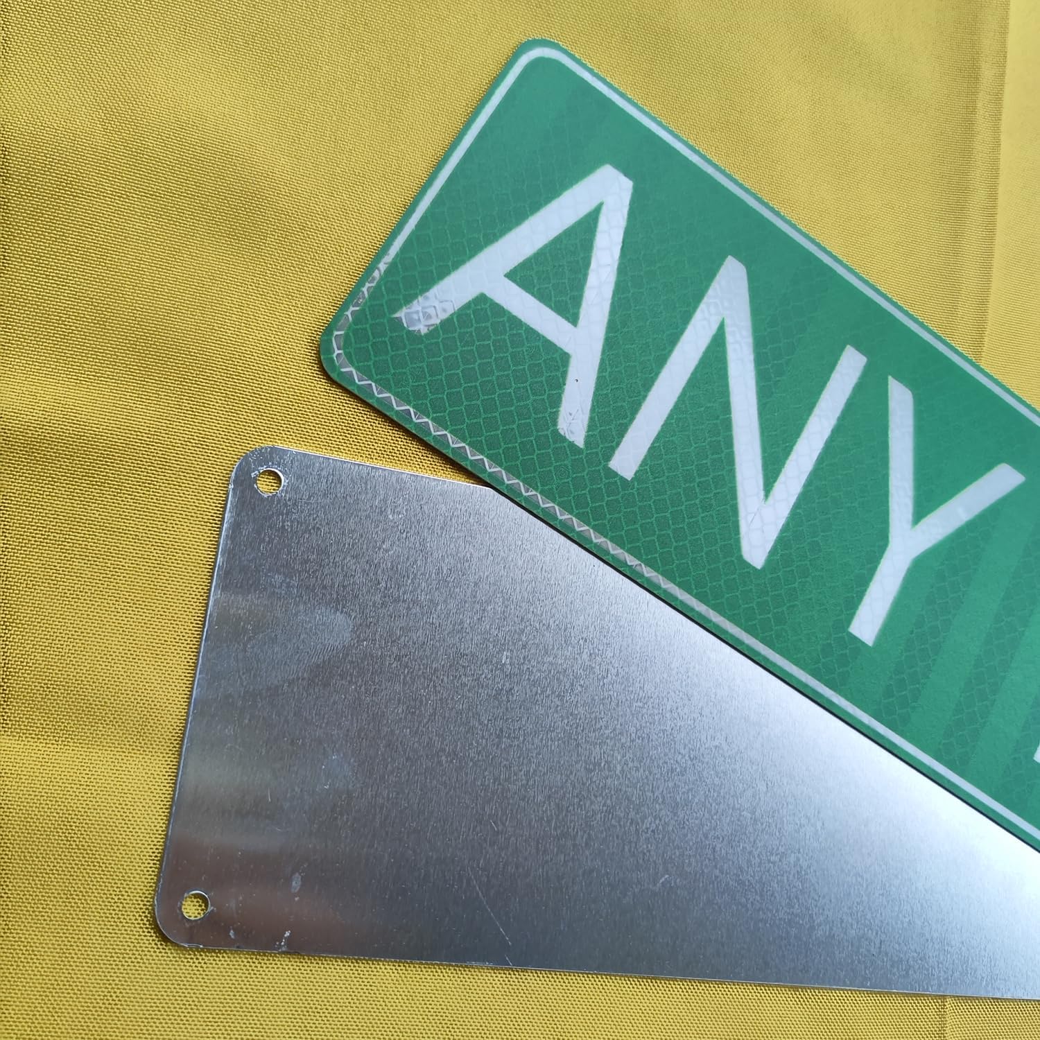 Custom Street Signs, Reflective Option, Single/Double Sided, Rust Free Aluminum, UV Protected & Weatherproof - 4x18 Inch