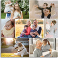 LZIMU 7 Picture Collage Canvas Prints Personalized Multi Photo Wall Art Custom Your Image to Canvas Customized Family Gifts Home Decor (Collage Photo-10, No frame)