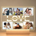 Custom Picture Frame with Photo, Personalized Photo Frame, Customized Picture Frames, Personalized Anniversary Valentines Day Gifts for Women Men Her Him Couples Wife