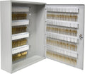 BankSupplies STEELMASTER 200-Key Cabinet | Piano Hinged Door | Steel Construction Key Lock Box