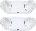 GRUENLICH LED Emergency Light, Exit Lighting Fixtures with 2 LED Bug Eye Heads and Back Up Batteries, UL 924 Qualified, 120/277 Voltage, 2-Pack