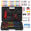 110-PCS Automotive Multimeter Test Leads Kit with Alligator Clips, Banana Plugs & Probes – Professional Circuit Diagnostic Tool for Cars, Trucks, RV (110-PCS)
