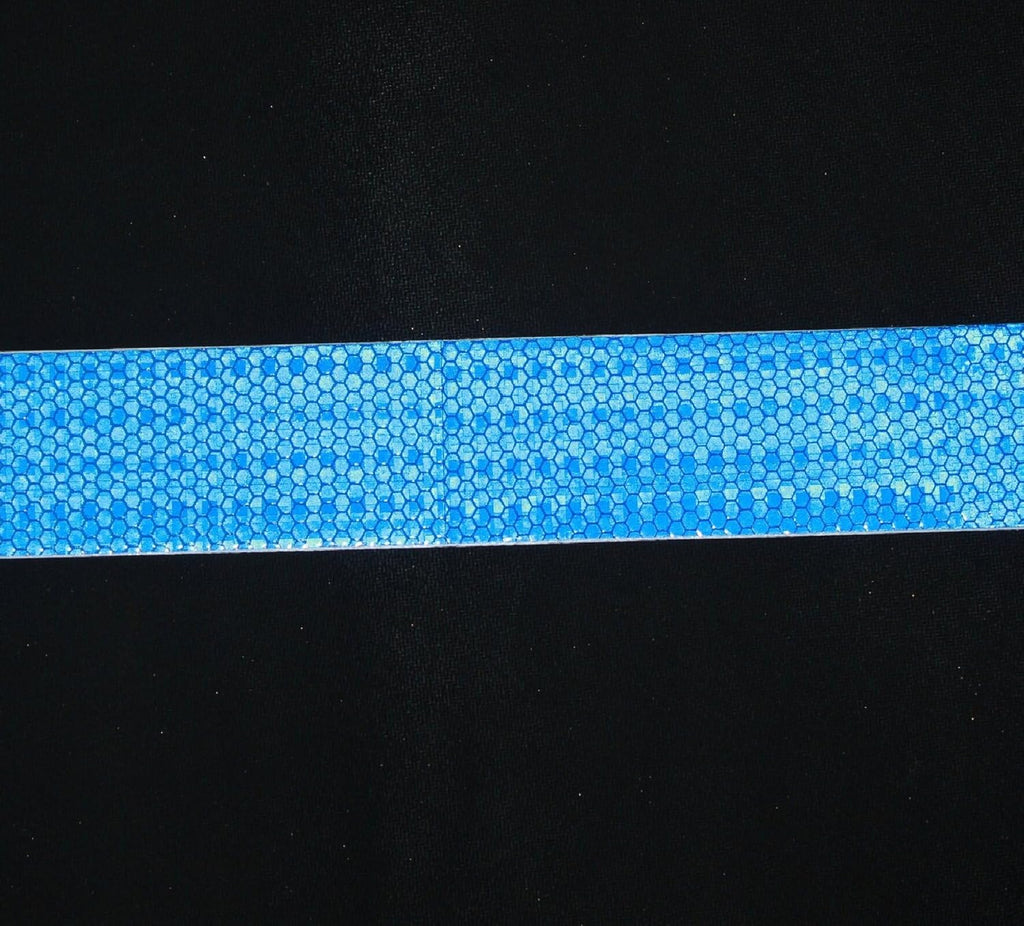 Blue Reflective Tape 2 inch Wide, Outdoor Waterproof High Visibility Warning Industrial Marking Tape, Safety Stickers (168 feet)