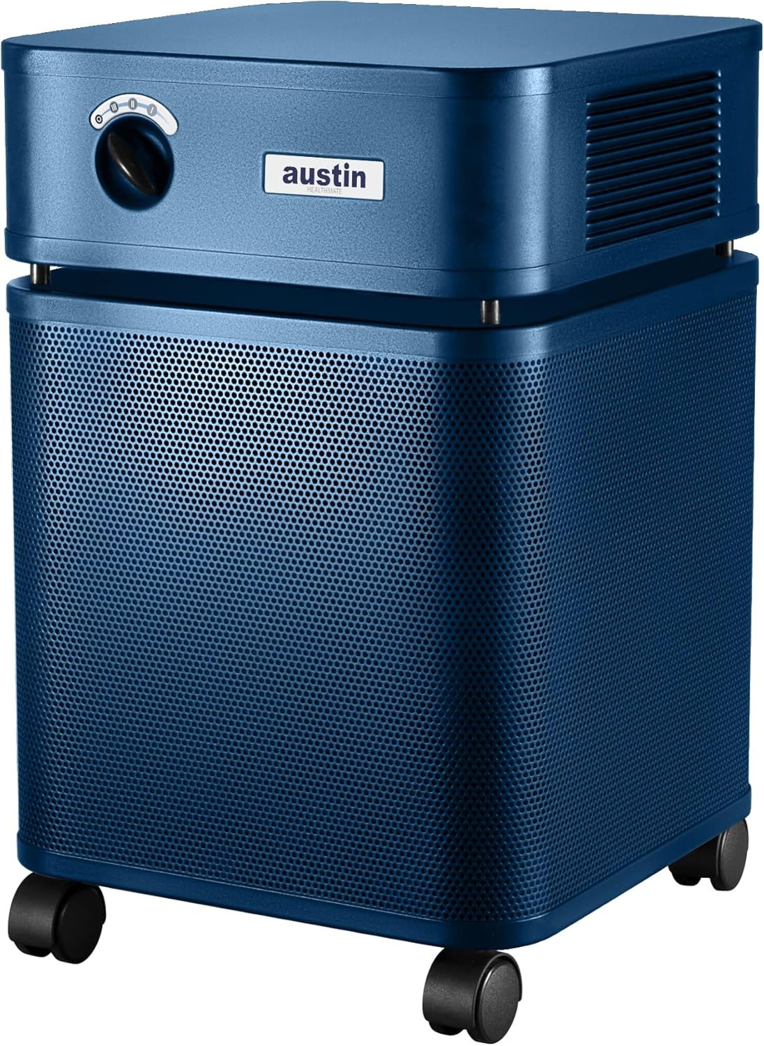 Austin Air HealthMate Standard Air Purifier Midnight Blue - Advanced 4- Stage Filtration Air Purifiers For Home with Activated Carbon & Zeolite - Ideal as Air Purifiers for Bedroom, Model B400