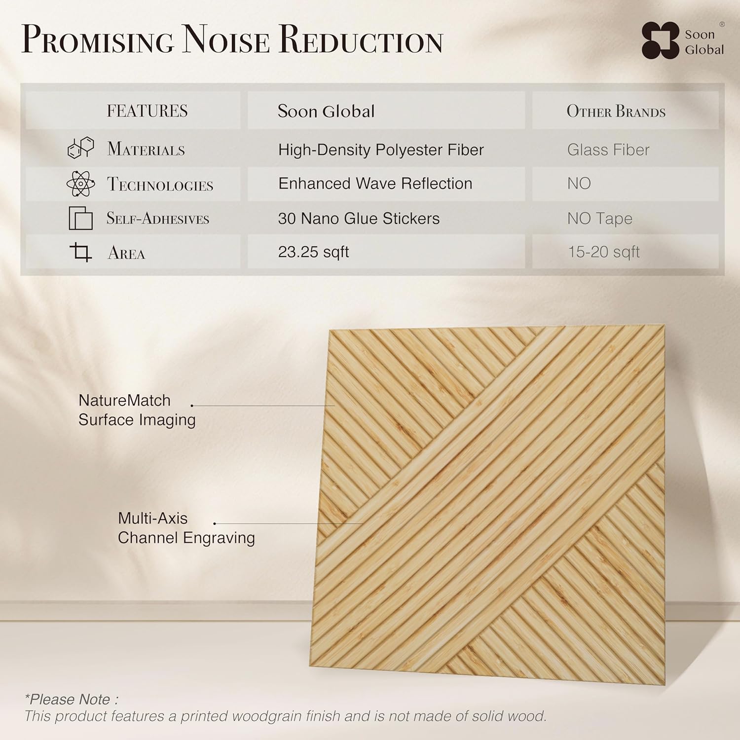 Acoustical Wall Panels, 6-Piece 23.62 X 23.62 Inches Art Acoustic Panels, Decorative Acoustic Panels, Acoustic Wall Panels, Sound Absorbing Wall Art, Harvest Cross