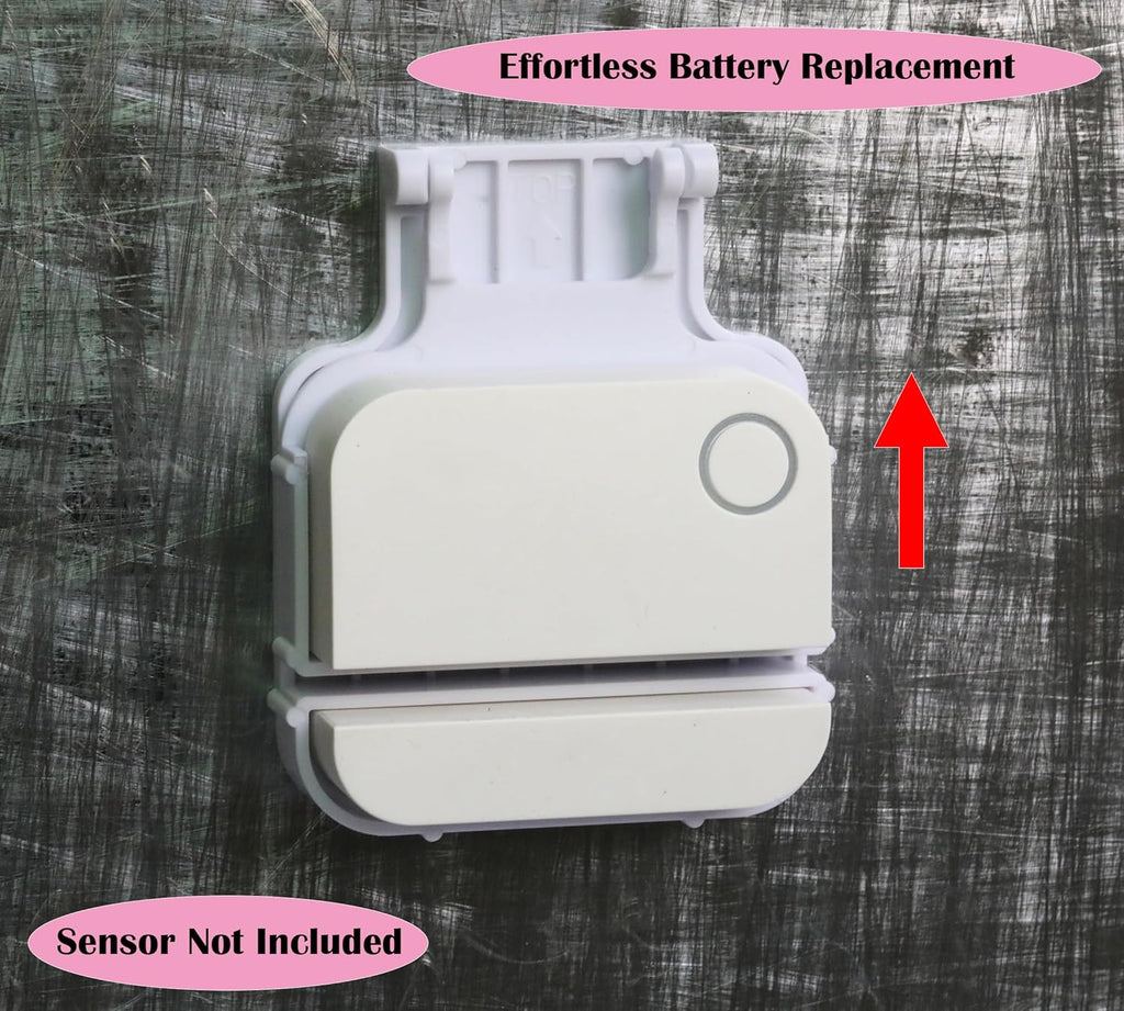 Garage Door Bracket Compatible with R-ing Alarm Contact Sensors (2nd Gen) – Perfect Fit, Reliable Hold, Quick Setup (2 Pack)