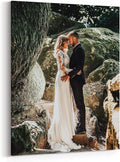 P&L ART. Personalized Custom Canvas Prints: Photo On Canvas Transform Your Photos into Stunning Framed Wall Art Digitally Printed Photo To Canvas Ideal for Home Decor Gifts Keepsakes Framed 16X20