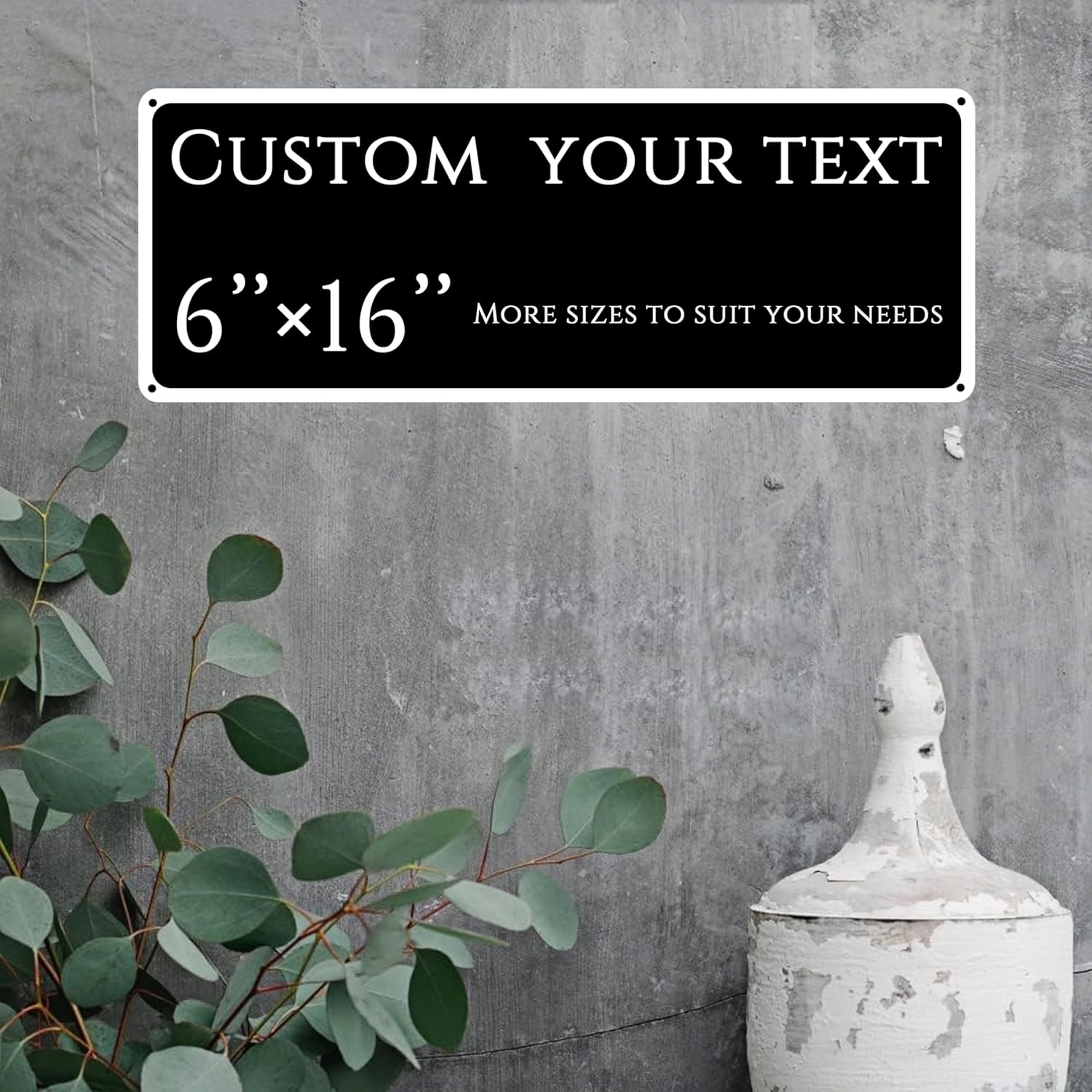 custom street sign,Custom Sign, Aluminum Weatherproof Metal Sign Multiple Sizes, custom office door signs, Business, Workplace, office, Home, Delivery Signs(6 * 16 Inch)