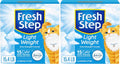 Fresh Step Clumping Cat Litter, Lightweight, Extreme, Long Lasting Odor Control Kitty Litter with Activated Charcoal, Low Dust Formula, 15.4 lb (Pack of 2)