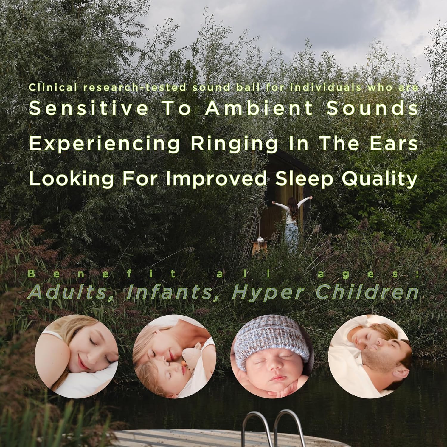 WELLCARE-Naturcare Sound Relaxation, White Noise, 7 Nature Sounds, Sleep Sound Machine, Calm Infants, for Baby, Kids, Adult. Stepless Volume, Timer, Powered by Adapter or Batteries(Both Not Incl.)
