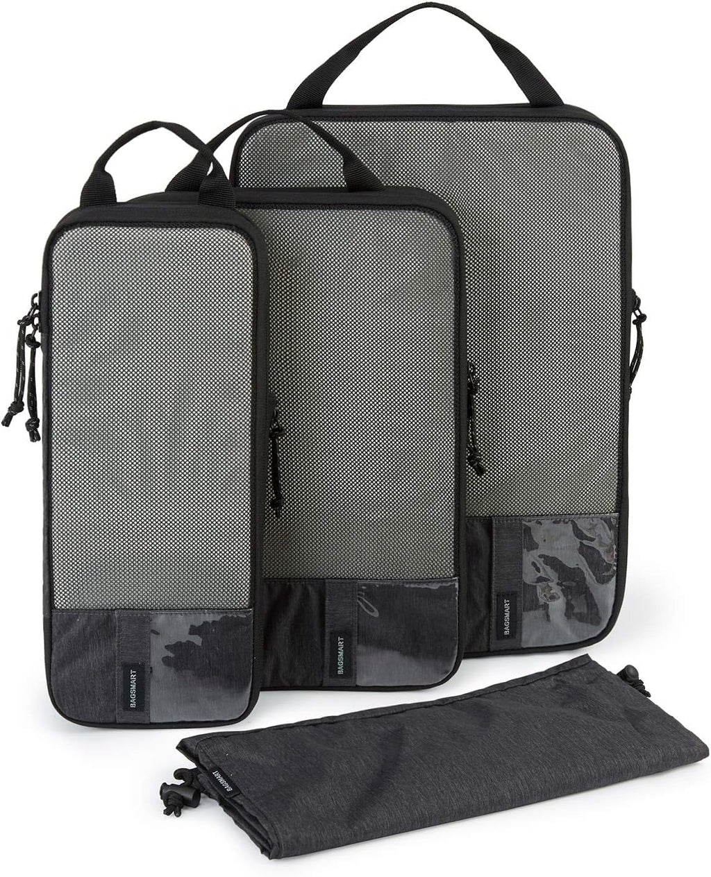 BAGSMART 6 Set /4 Set/2 Set Compression Packing Cubes for Travel, Lightweight Luggage Organizer Bags, Durable Space Saver Bags Travel Essentials