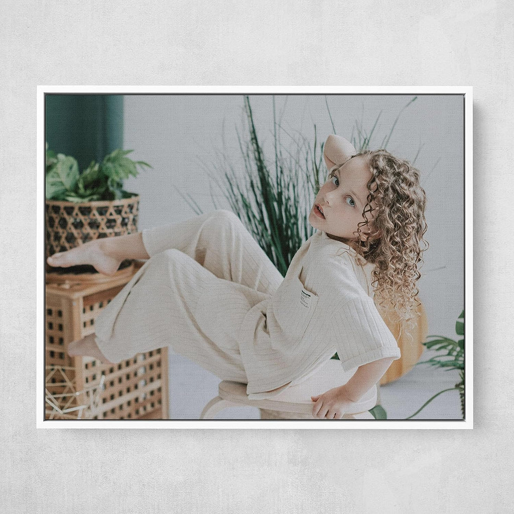 P&L ART. Personalized Custom Canvas Prints: Photo On Canvas Transform Your Photos into Stunning Framed Wall Art Digitally Printed Photo To Canvas Ideal for Home Decor Gifts Keepsakes White 24x36