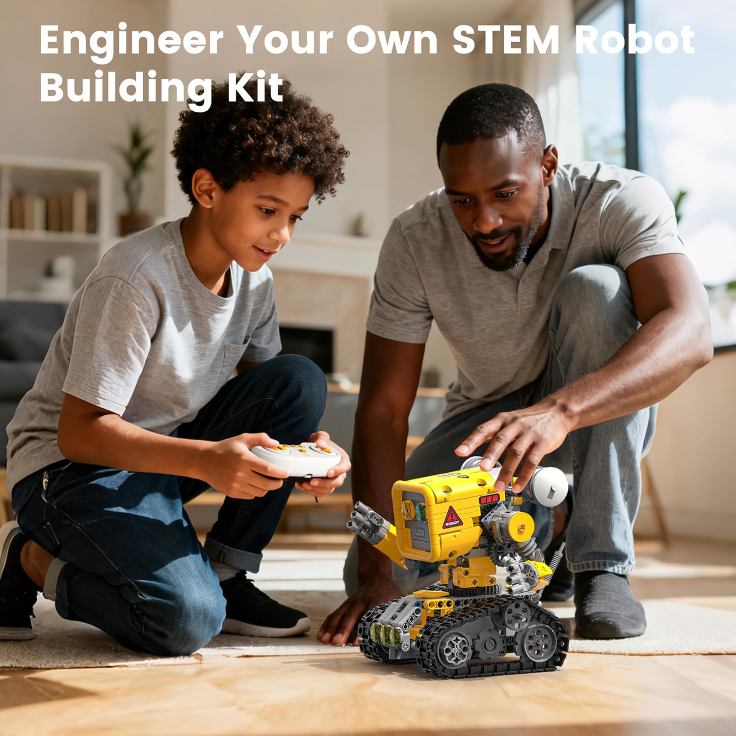 5 in 1 STEM RC Robotics Kit, APP & Remote Control Robot Building Kit, DIY Science Kits for Kids Age 8-12, 8 Year Old Boy Birthday Gift
