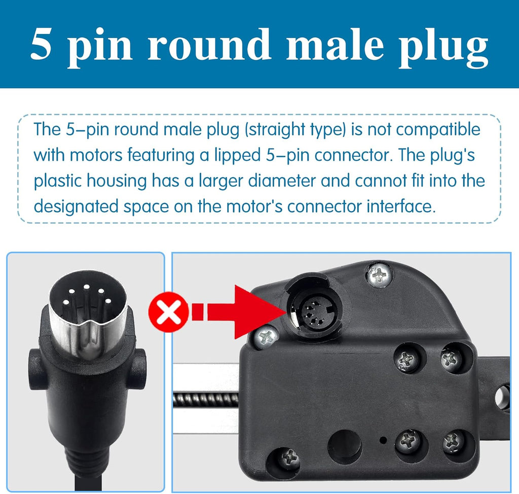 2 Button 5 Pin Remote Hand Control with USB A C Ports and Backlight for Lift Chair Electric Sofa Power Recliner Parts Replacement Controller Handset