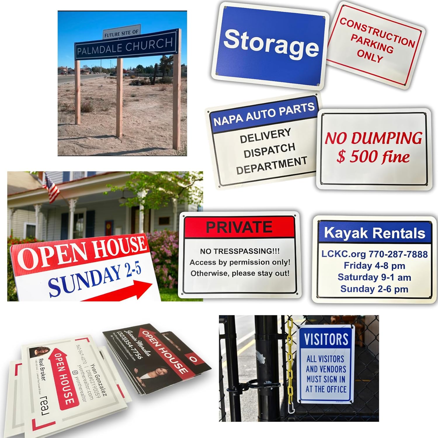 Custom Signs Outdoor Metal for Home Office Business, Personalized, Door, Porch, Delivery, Man Cave, Shop, Garage, Street. For Outside or Inside Use. Our Metal Signs Are UV Printed Solid Aluminum Solid, 18x12 in
