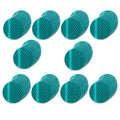 Non Fading Green Reflective Stickers 2-inch Diameter Round Reflector, Outdoor Waterproof High Visibility Warning Adhesive Tape (100 Pcs)