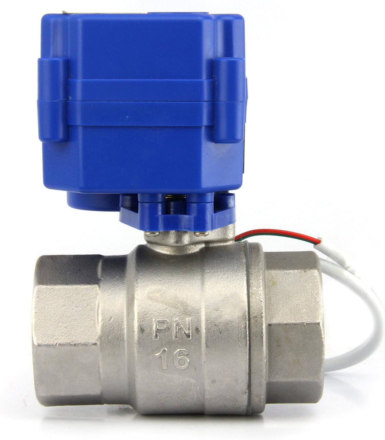 U.S. Solid Motorized Ball Valve- 1" Stainless Steel Ball Valve with Full Port, 9-24V AC/DC and 2 Wire Auto Return Setup (Pack of 25)