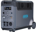 Portable Power Station, 3840Wh LiFePO4 Battery, 3600W Electric Solar Generator for Garage, Home, Off-Grid Living, Camping, RVs, Outdoor Adventures, Power Outages