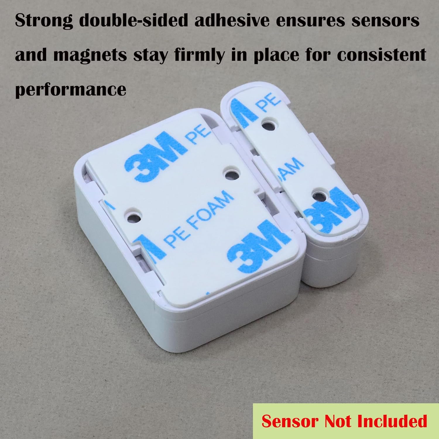 ONTEN Replacement Adhesive Tape Compatible with SimpliSafe Entry Sensor – 32 Pre-Cut Double-Sided Pads – Easy Install, Strong Hold for Sensors & Magnets – Pack of 16 Sensor Pads & 16 Magnet Pads
