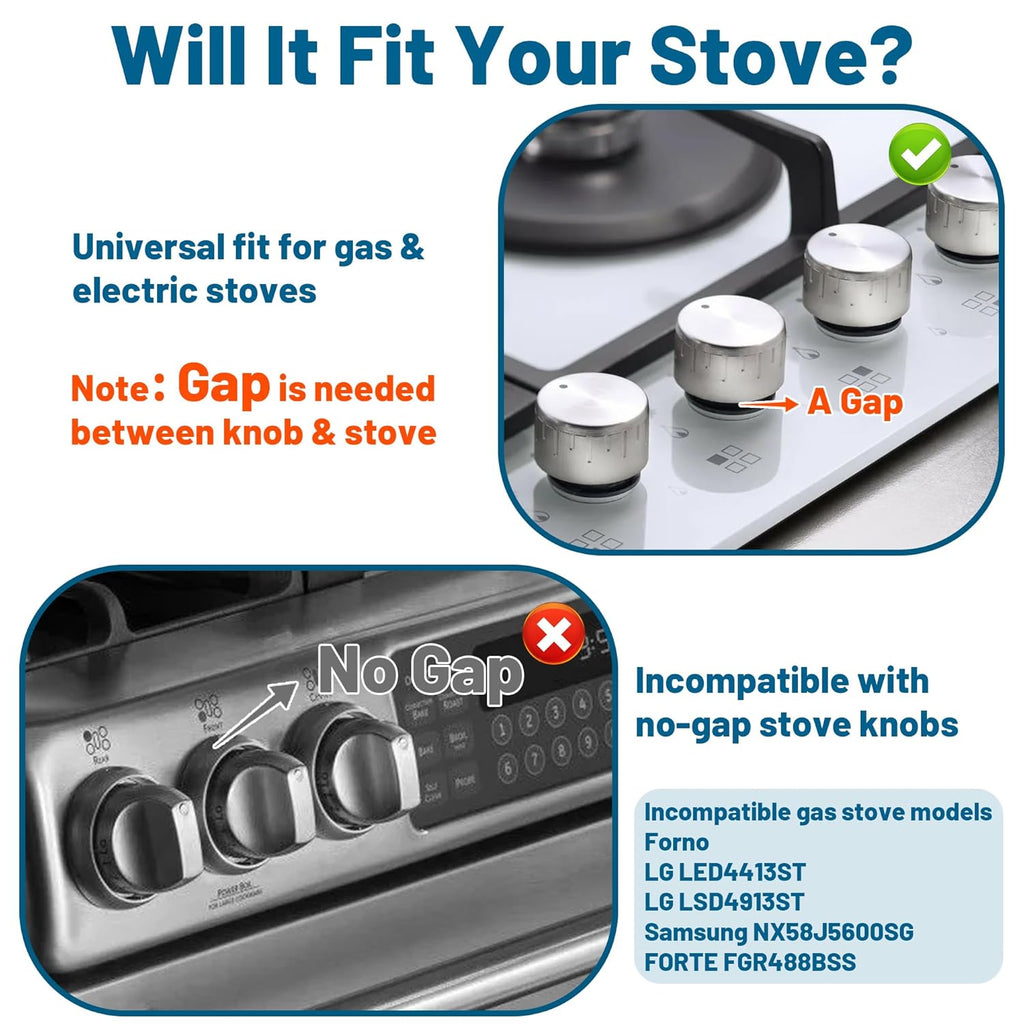 Oven Knob Covers for Child Safety 5 Pack, Clear Stove Knob Safety Covers & Gas Stove Locks, Heat-Resistant Adhesive, Double-Key Baby Proof Covers for Gas/Electric Burners,Childproof Protector for Kids