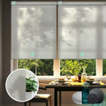 Yoolax Motorized Blinds with Remote, Light Filtering Smart Blinds Compatible with Alexa Google Home, Automatic Shades for Windows Living Room, Custom Size (50% Blackout V-Shimmer Horizontal Beige)