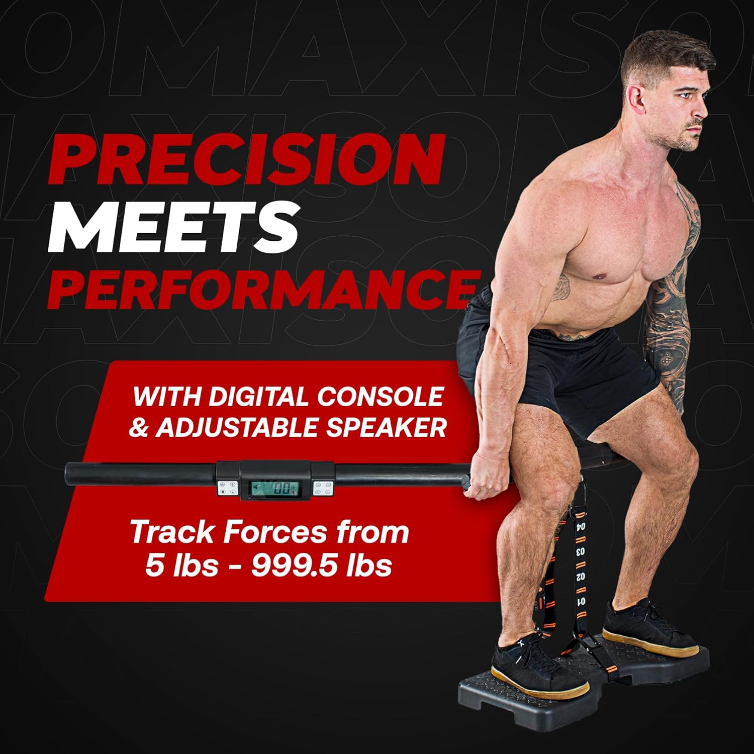 Dragon Door - Isomax Training Equipment, Barbell With Digital Force Generation Meter, Handgrip for At Home Workouts, Isometric Exercise Equipment and All-in-One Workout Machine