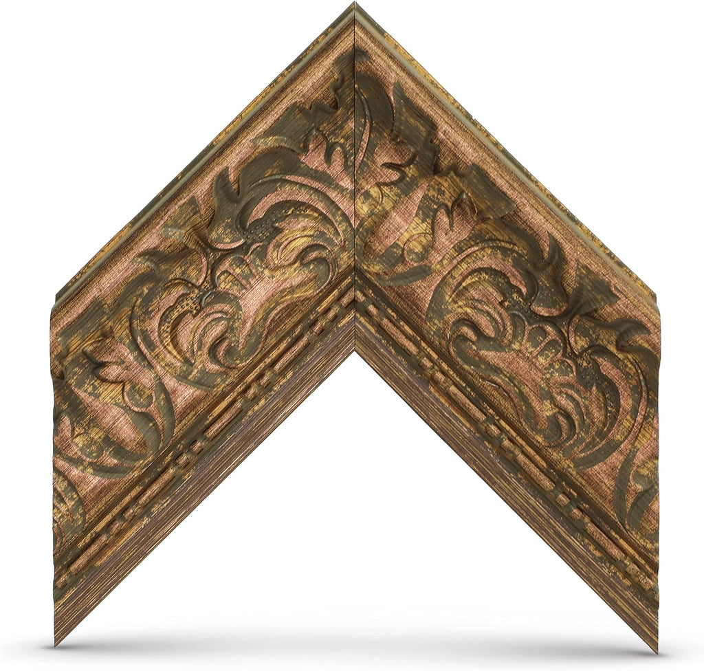 Tuscan Copper 3" Color Chip Premiere Deco TV Frame (32",43",50",55",65",75",85") Compatible ONLY with Samsung The Frame and Pro TVs (Fits 2021-2025, LS03A,LS03B,LS03C,LS03D,LS03FA,LS03FW)