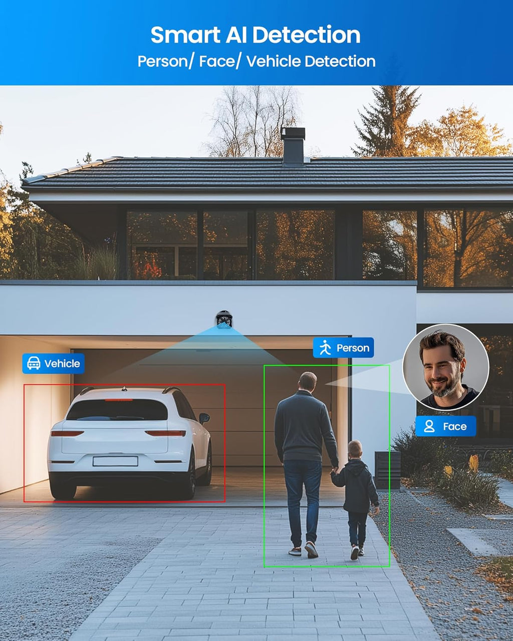 ZOSI 4K 16CH PoE Security Camera System, 16 x 8MP PoE IP Camera Outdoor Indoor with Human Detection, 100ft IR Night Vision, IP66 Weatherproof, 4K 16CH H.265+ NVR with 4TB HDD for 24/7 Audio Recording