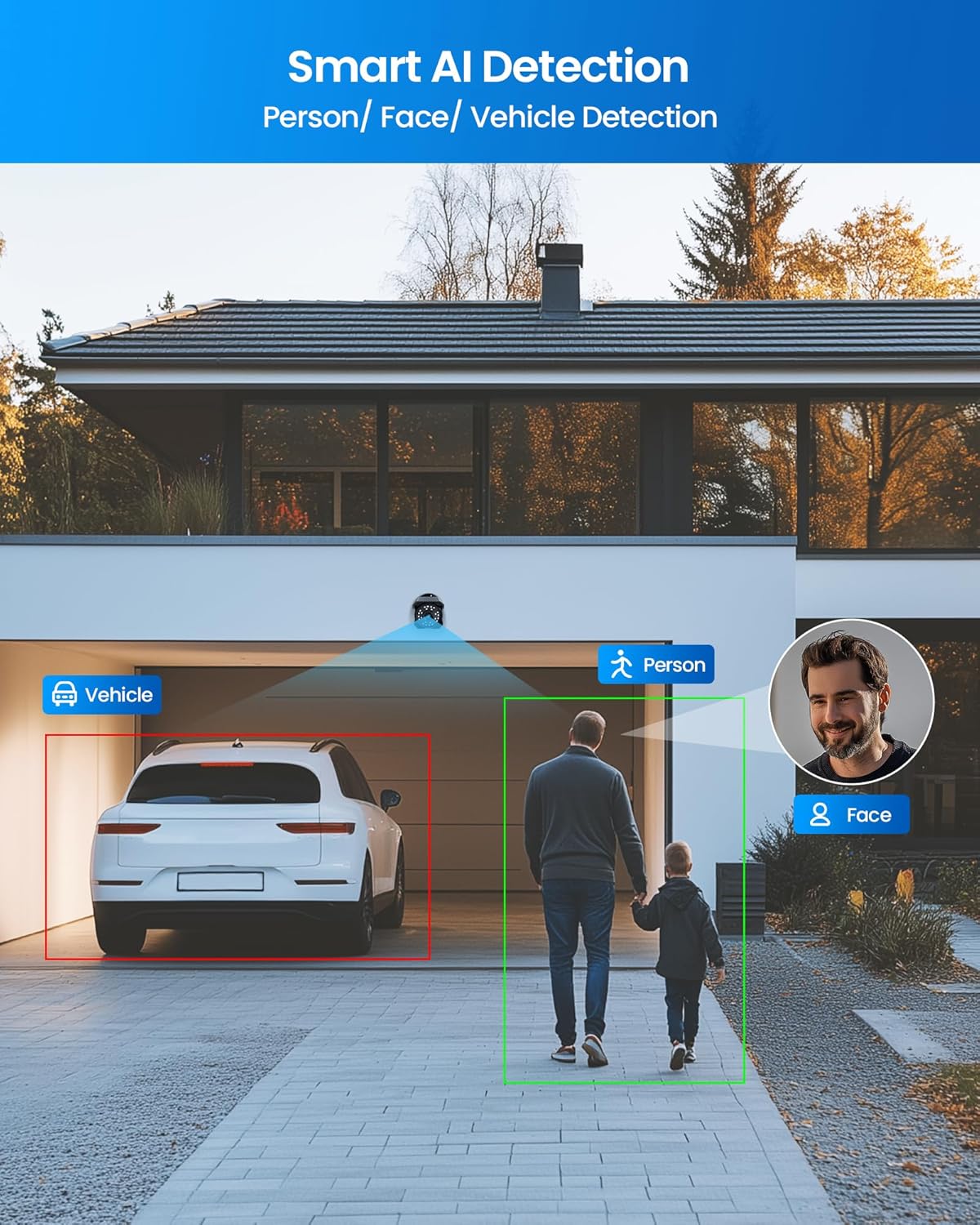ZOSI 4K 16CH PoE Security Camera System, 16 x 8MP PoE IP Camera Outdoor Indoor with Human Detection, 100ft IR Night Vision, IP66 Weatherproof, 4K 16CH H.265+ NVR with 4TB HDD for 24/7 Audio Recording