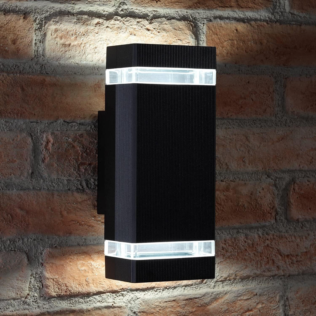 Modern LED Outdoor Wall Lights, Dusk to Dawn Outdoor Lighting Fixtures Wall Mount - ETL Listed,Aluminum Waterproof Front Door Lights 5000k - Up Down Light Fixture for Porch, Patio