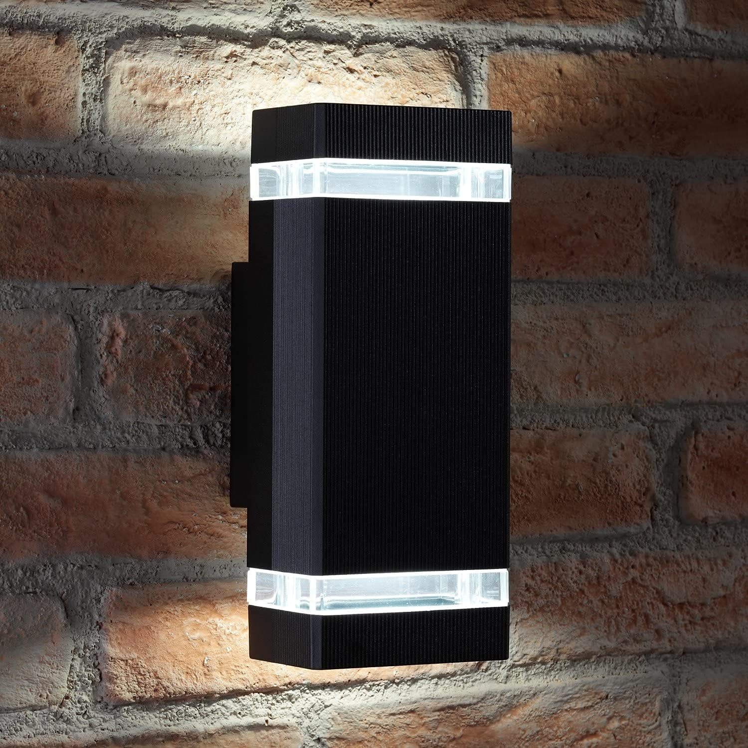 Modern LED Outdoor Wall Lights, Dusk to Dawn Outdoor Lighting Fixtures Wall Mount - ETL Listed,Aluminum Waterproof Front Door Lights 5000k - Up Down Light Fixture for Porch, Patio