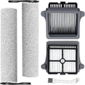 Only Floor ONE S7 Steam Roller Brush Replacement and Vacuum Filter Kit Compatible with Tineco Floor ONE S7 Steam Cordless Wet Dry Vacuum Replacement Parts,2 Roller Brushes,2 Filters,1 Cleaner Brush