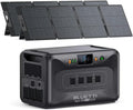 BLUETTI Apex 300 Solar Generator (2025 New) with 2 200W Solar Panels, 2764.8Wh LFP Battery Backup with 6 3840W AC Outlets (7680W Surge), 120V/240V Dual Voltage, Ideal for Camping and Off-Grid Living