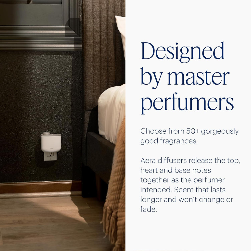 Aera Mini Home Fragrance Diffuser Plug-in: Smart Home App Aroma Control, Essential Oil & Aromatherapy, Hypoallergenic Scent Technology, Family & Pet Safe, Terracotta (Scent Capsules Sold Separately)