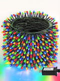 1000 LED Multicolored Christmas Lights Indoor Outdoor, Super Long 330 FT Green Wire String Lights with Memory & Timer & 8 Modes, Waterproof Fairy Light for Xmas Tree Party Yard Garden Christmas Decor