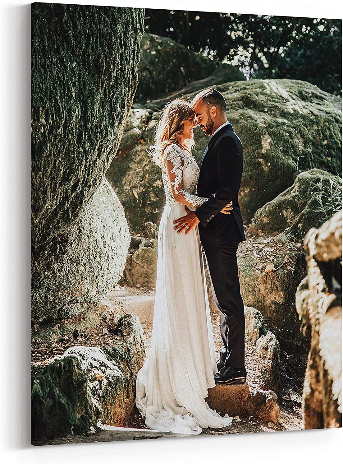 P&L ART. Personalized Custom Canvas Prints: Photo On Canvas Transform Your Photos into Stunning Framed Wall Art Digitally Printed Photo To Canvas Ideal for Home Decor Gifts Keepsakes Framed 20X24