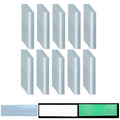 Glow in The Dark Reflective Stickers 1 inch X 6 inch for Car, High Visibility Warning Safety Reflective Strips (100 Pcs)
