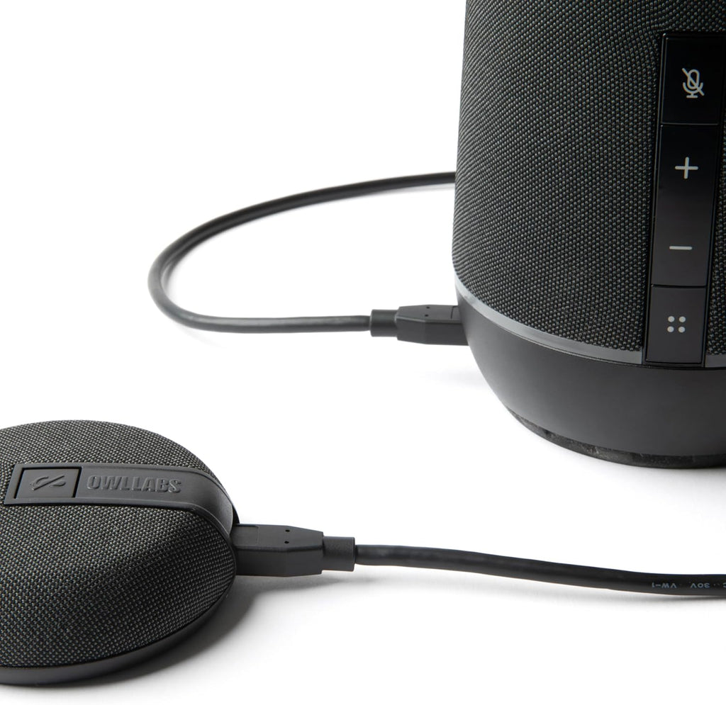 Owl Labs Expansion Mic for Meeting Owl 3 - Extend Audio Reach in Larger Spaces by 8 feet (2.5 Meters) in The Direction of The mic., Charcoal