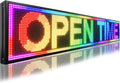 77"x14" P10 Outdoor Waterproof LED Digital Sign – Commercial Advertising Screen with Remote Content Management, HD Display for Zoos, Resorts, Gas Stations, Hotels, Events & Outdoor Promotions