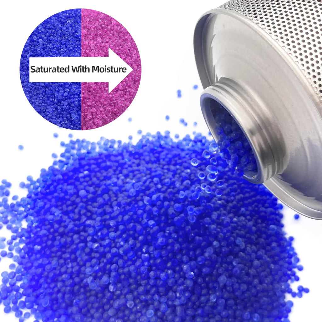 800 Gram Gun Safe Dehumidifier, 3 Pack of 1.77 LBS Rechargeable Dehumidifier Blue to Pink Silica Gel Desiccant Moisture Absorbers, Dehumidifiers for Room, Bedroom, Safe, Closet, Bathroom, Car