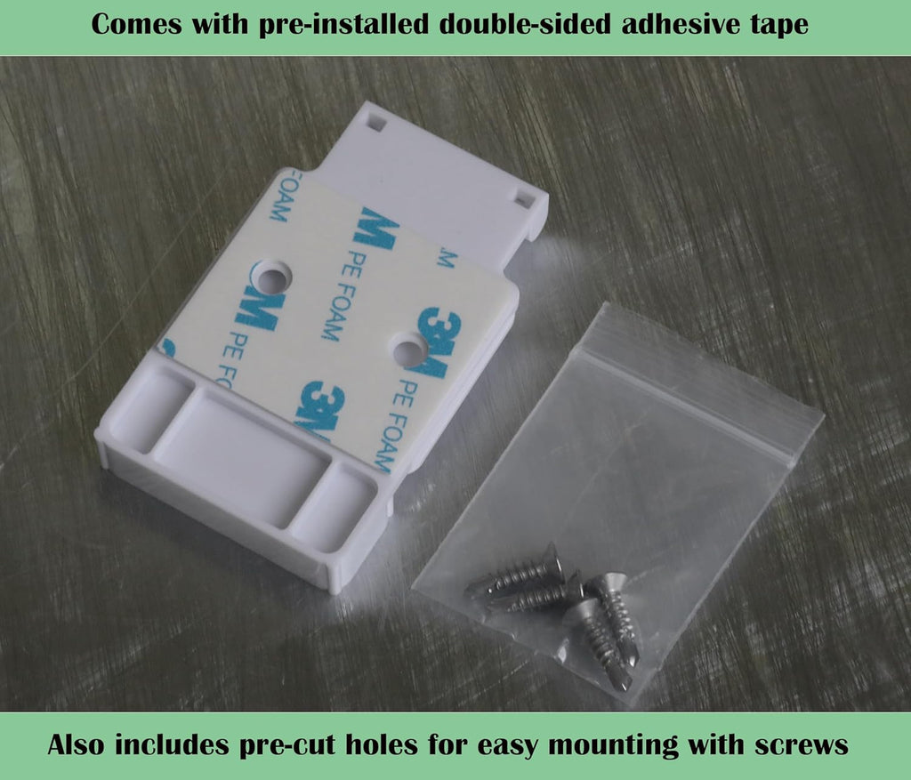 Garage Door Mounting Bracket Compatible with SimpliSafe Entry Sensors – Easy Installation, Reliable Security (2 Pack)