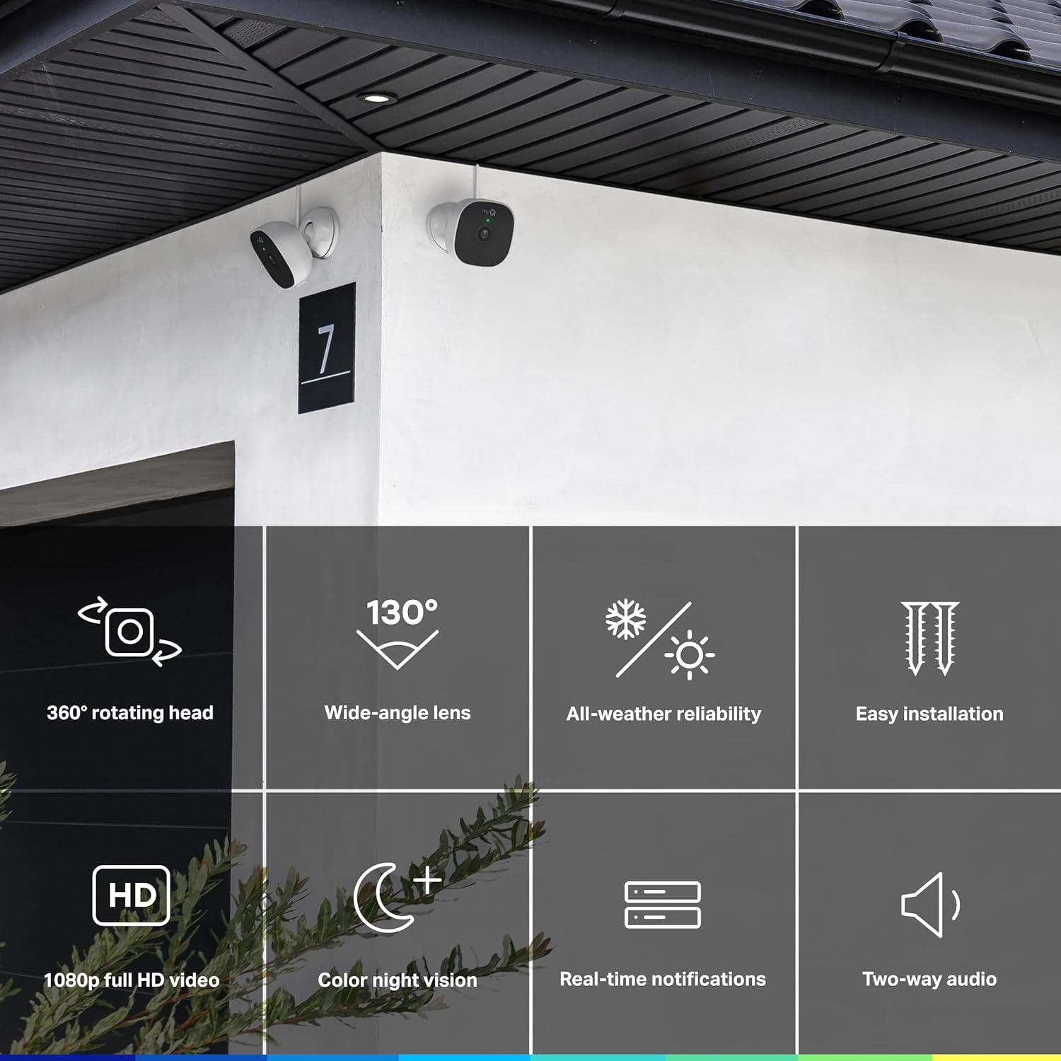 Chamberlain myQ Smart Outdoor Wired Camera
