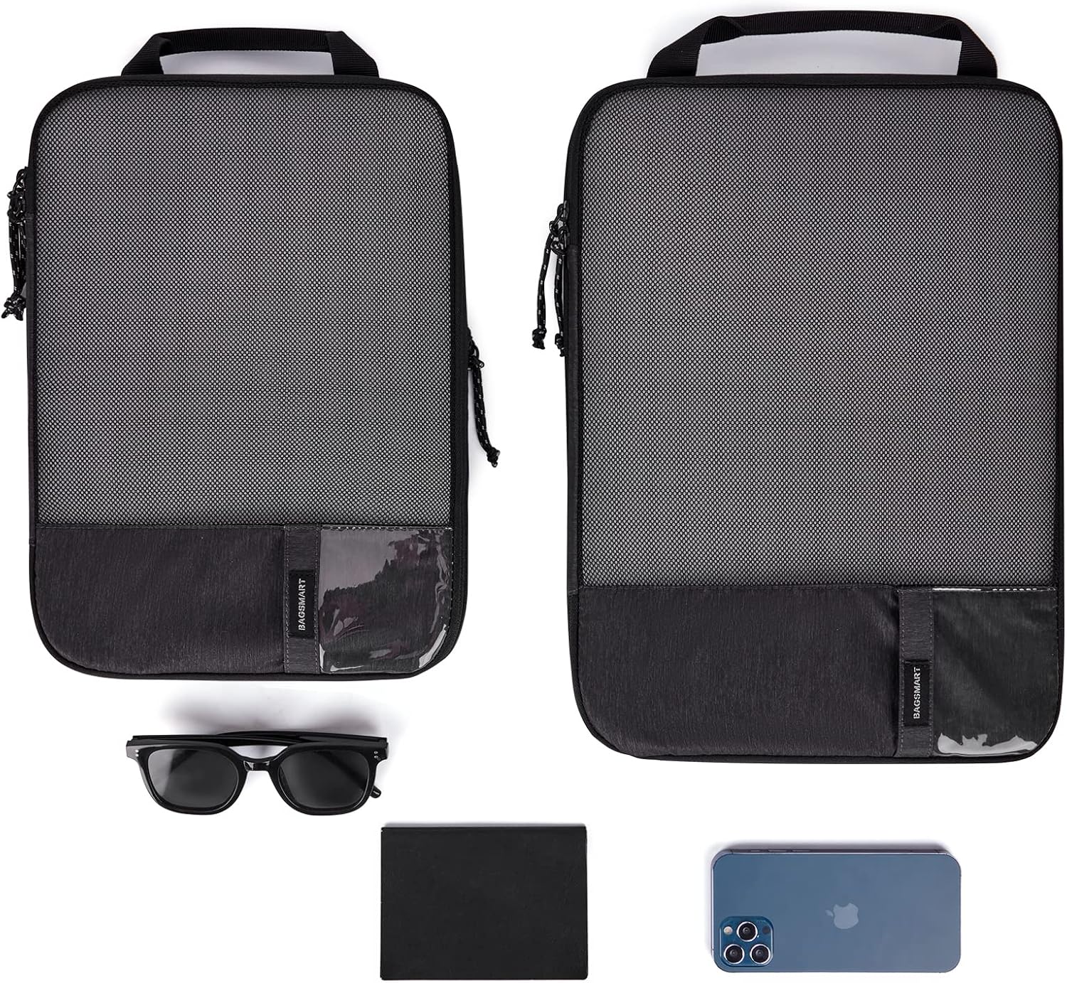BAGSMART 6 Set /4 Set/2 Set Compression Packing Cubes for Travel, Lightweight Luggage Organizer Bags, Durable Space Saver Bags Travel Essentials