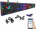 P10 Scrolling LED Sign Programmable Display Digital Bright Open Led Sign Waterproof Outdoor LED Signs Digital Message Board Business Advertising Display Wifi Control Custom 115"X14"