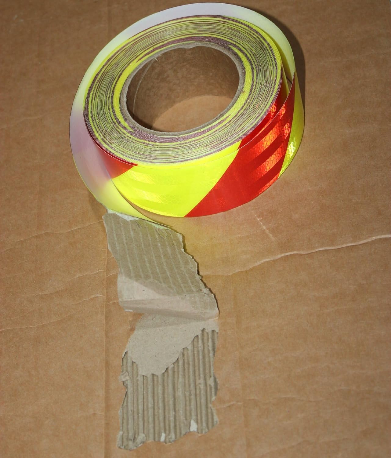 Non Fading Reflective Tape Outdoor Waterproof 2 inch Wide, High Visibility Warning Industrial Marking Tape,Safety Stickers (68 feet)