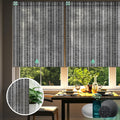Yoolax Motorized Blinds with Remote, Light Filtering Smart Blinds Compatible with Alexa Google Home, Automatic Shades for Windows Living Room, Custom Size (50% Blackout V-Jungle Dark Grey)